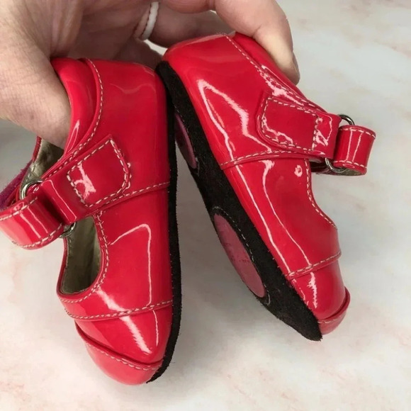 See Kai Run Smaller shoes Sophie Mary Jane hot pink patent size 0-6 months - Picture 10 of 12